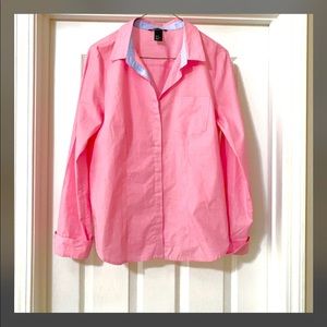 H&M • Pink Women's Casual Button Down Shirt
